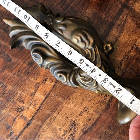 Mid Century Modern Rooster Chalk Figures In Bronze Color - Picture 7 of 14